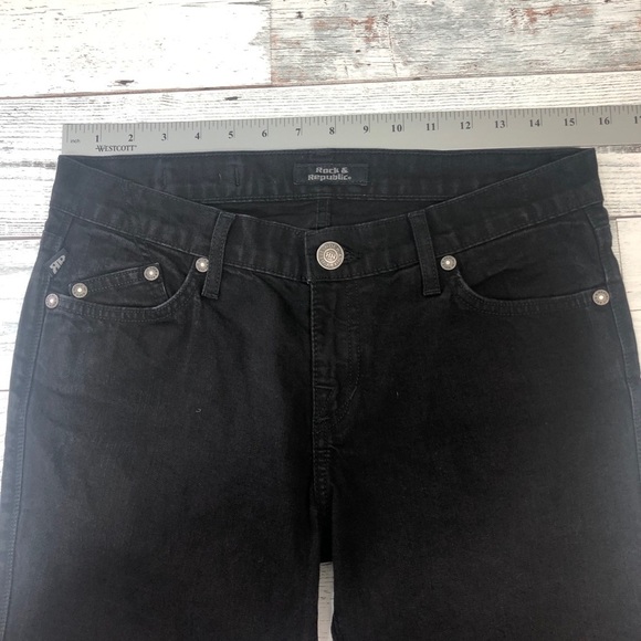 Rock & Republic Black Skinny Jeans 28 - Picture 8 of 10